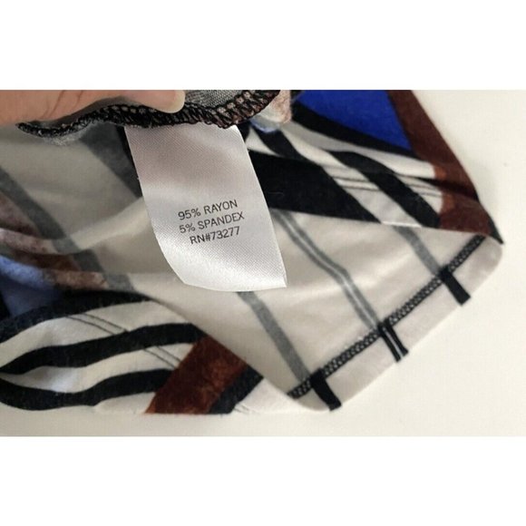 Apt. 9 Tank Shift Dress Women’s Geometric Sleeveless Stretch Scoop Neck Small - Picture 7 of 10